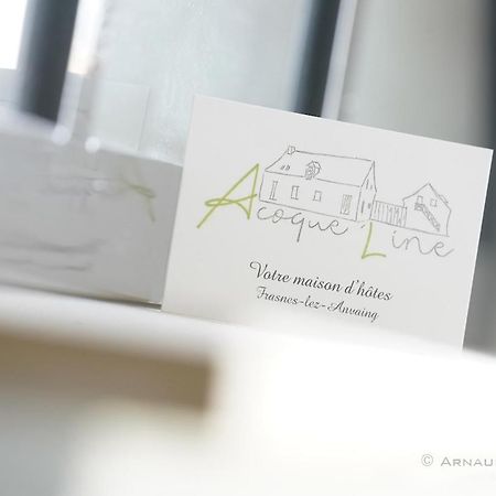 A Coque'Line Bed and Breakfast Frasnes-lez-Anvaing Εξωτερικό φωτογραφία